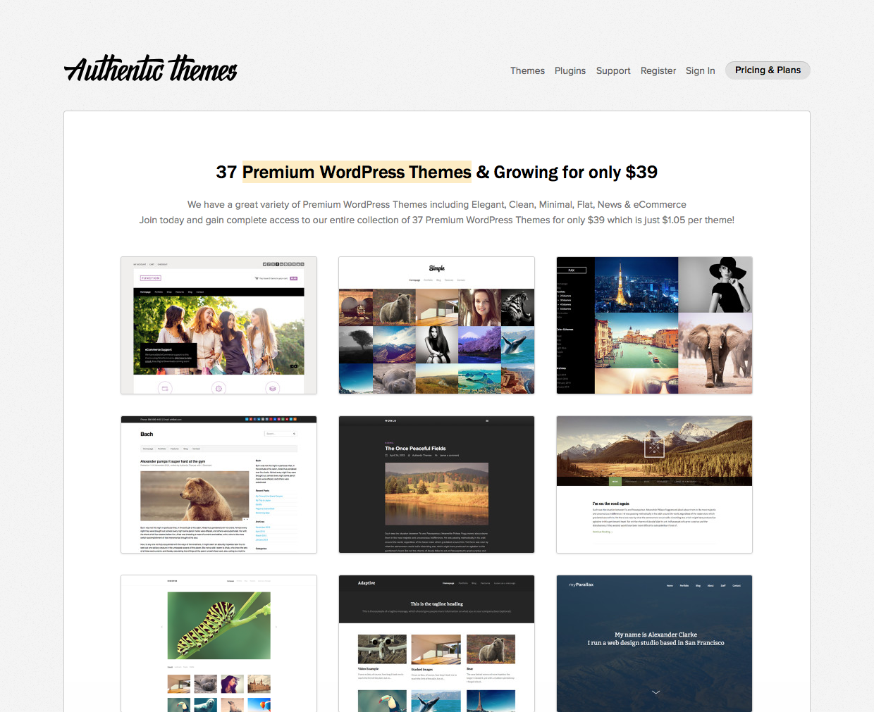 Authentic Themes - Best Premium WordPress Themes, Plugins & Freebies