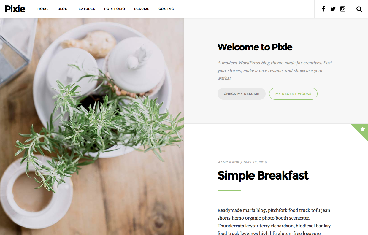 Pixie | Just another WordPress site 