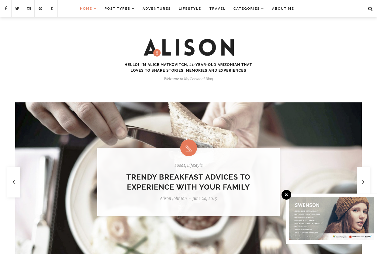 Alison | Just another WordPress site